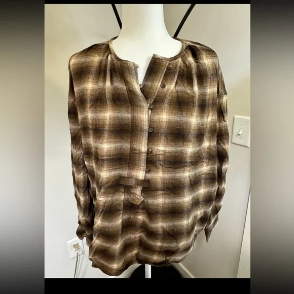 Zara plaid blouse - Picture 9 of 13